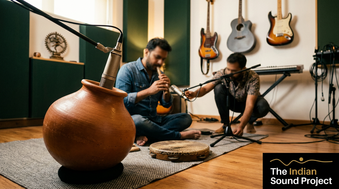 Watch a Ghatam or Kanjira Move from Roots to Modern Production—Without Losing Its Identity