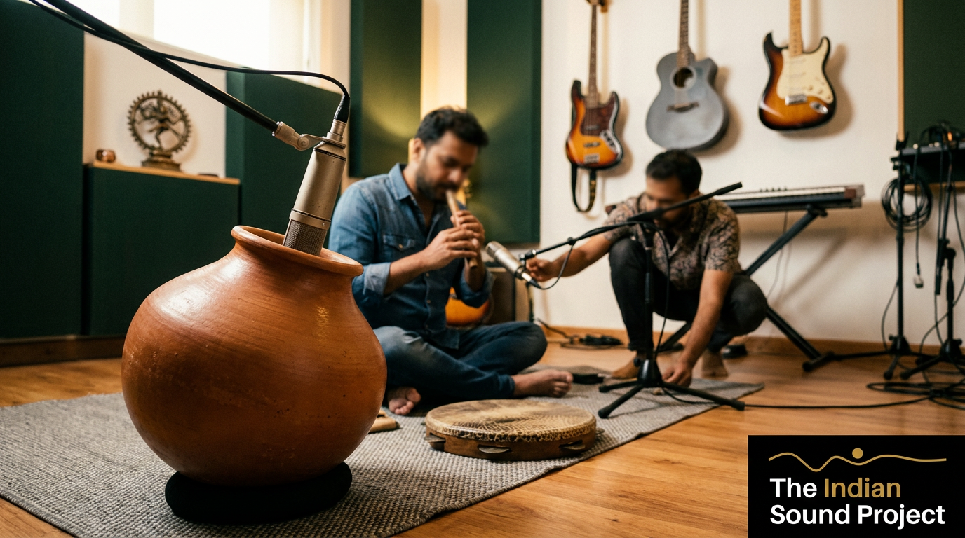 Watch a Ghatam or Kanjira Move from Roots to Modern Production—Without Losing Its Identity